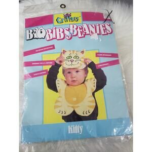 NEW Vintage Boo Bibs‎ & Beanies infant Toddler CAT Hat Lil Critters 80s retro